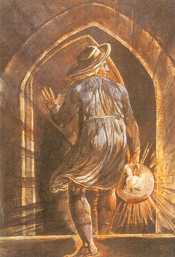Un jardinier de la Jérusalem céleste, de William Blake
