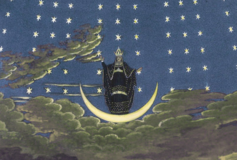 The Queen Of The Nigh, de Karl Friedrich Schinkel (1815)